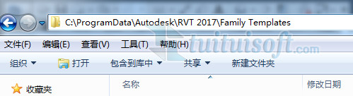 REVIT2017 族樣板文件、項目樣板文件、自帶族庫下載