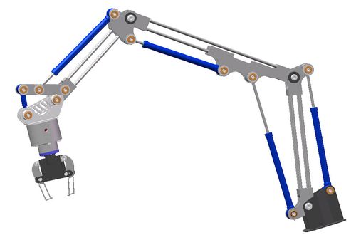 機械臂模型的3Dmax設計 - BIM,Reivt中文網(wǎng)