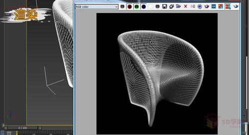 3DMax技巧分享：高效利用渲染線框功能 - BIM,Reivt中文網